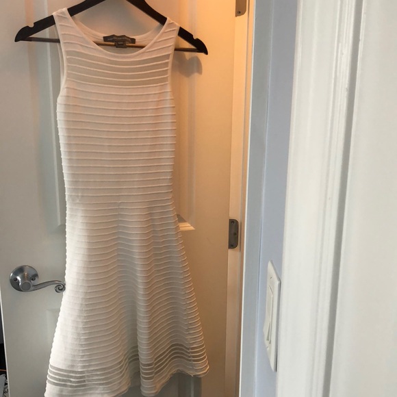 French Connection Tobey White Illusion Party dress - Picture 8 of 10